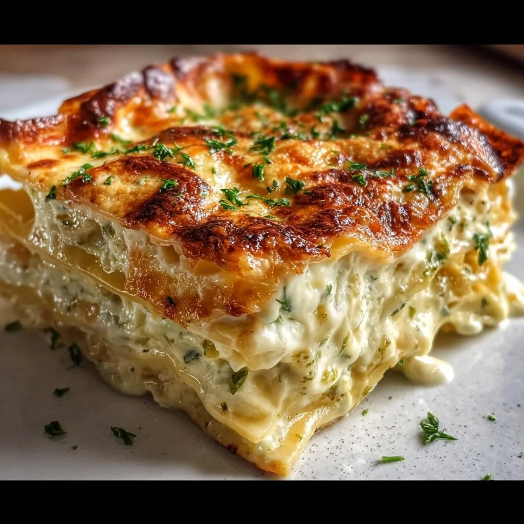 Lasagnes de Poireaux avec sa Crème de Boursin