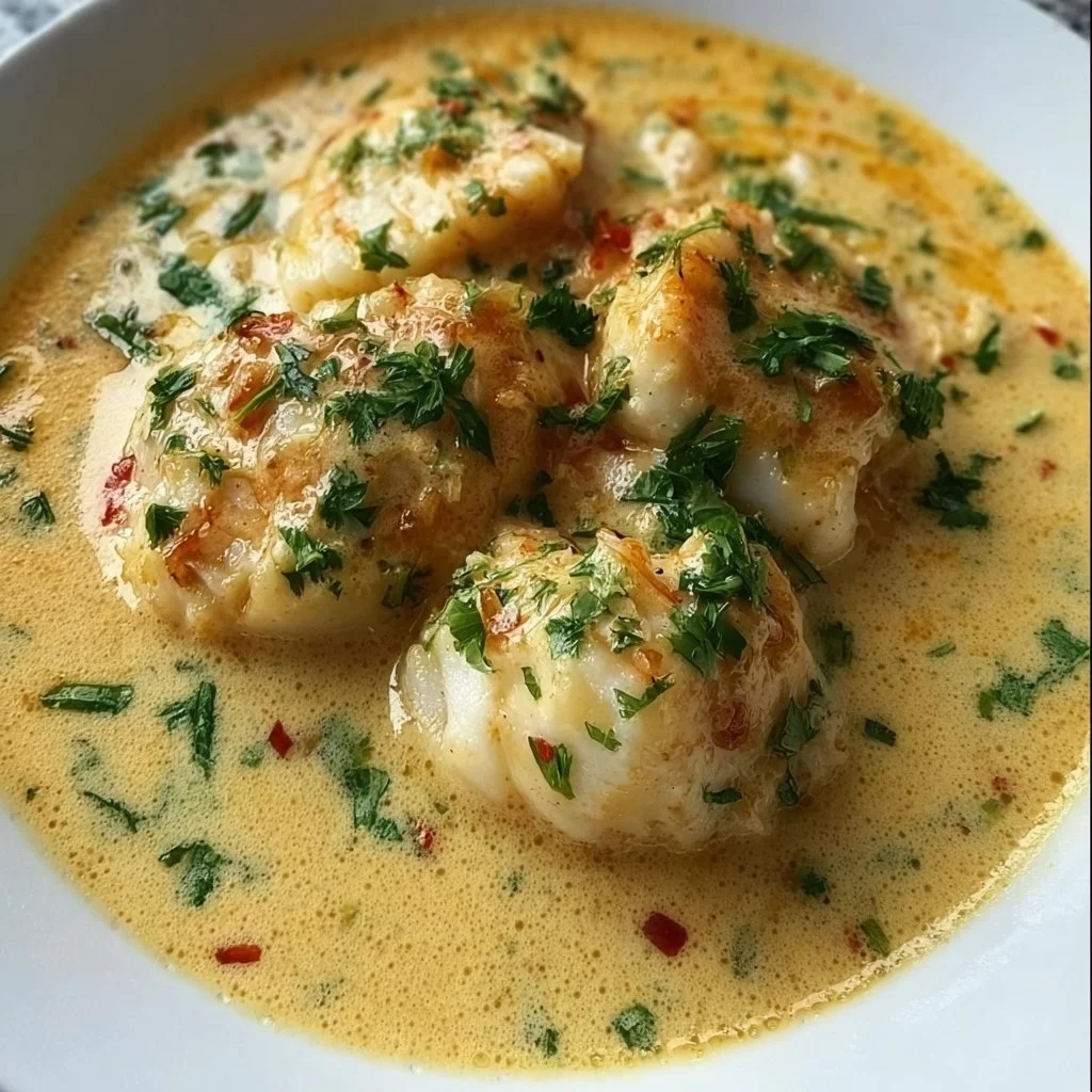 Lotte au lait de coco