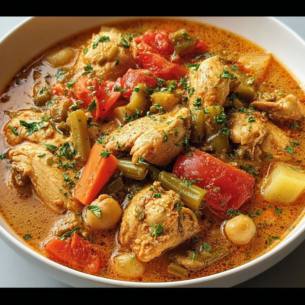 Mijoté de poulet aux légumes