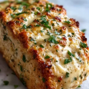 Pain de Poulet à l’Ail et Parmesan, plat savoureux fait maison