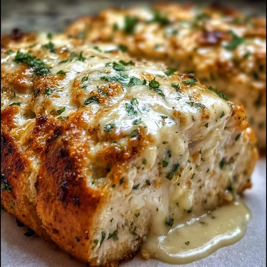 Pain de Poulet à l’Ail et Parmesan