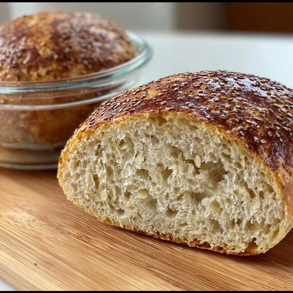 Pain sain à 2 ingrédients ! SANS farine, SANS sucre, SANS levure, SANS œufs