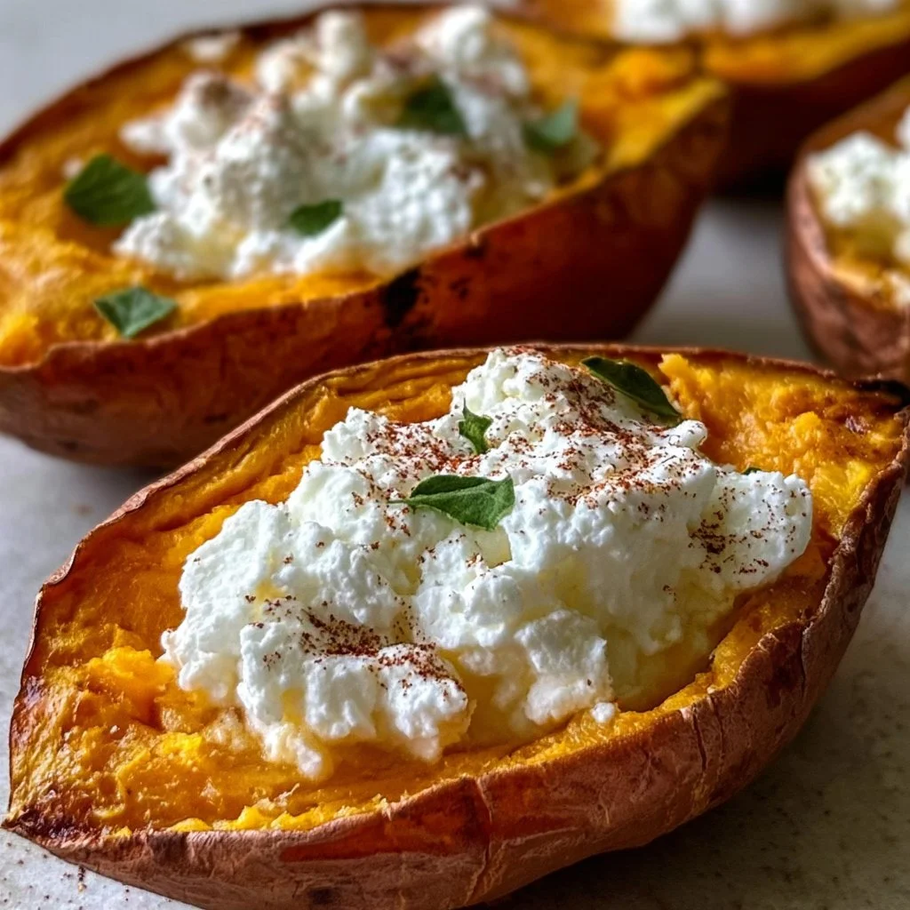 Patates Douces au Fromage de Chèvre