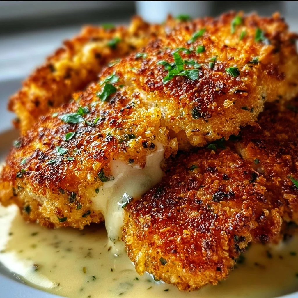 Poulet parmesan pané