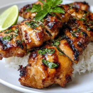 Recette de poulet vietnamien grillé avec marinade aromatique