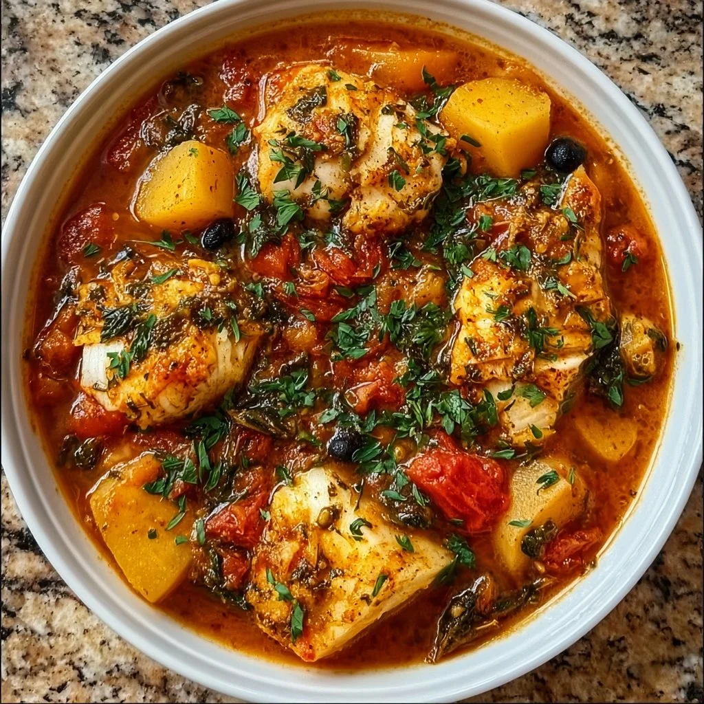 Ragoût de poisson aux accents siciliens