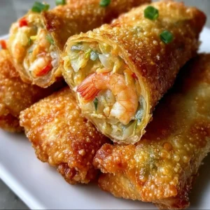 Rouleaux d'œufs aux crevettes et chou, plats savoureux et authentiques