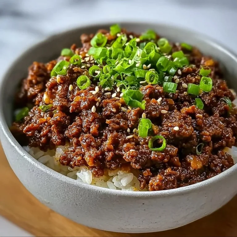 Plat de bœuf haché coréen savoureux pour un dîner rapide.