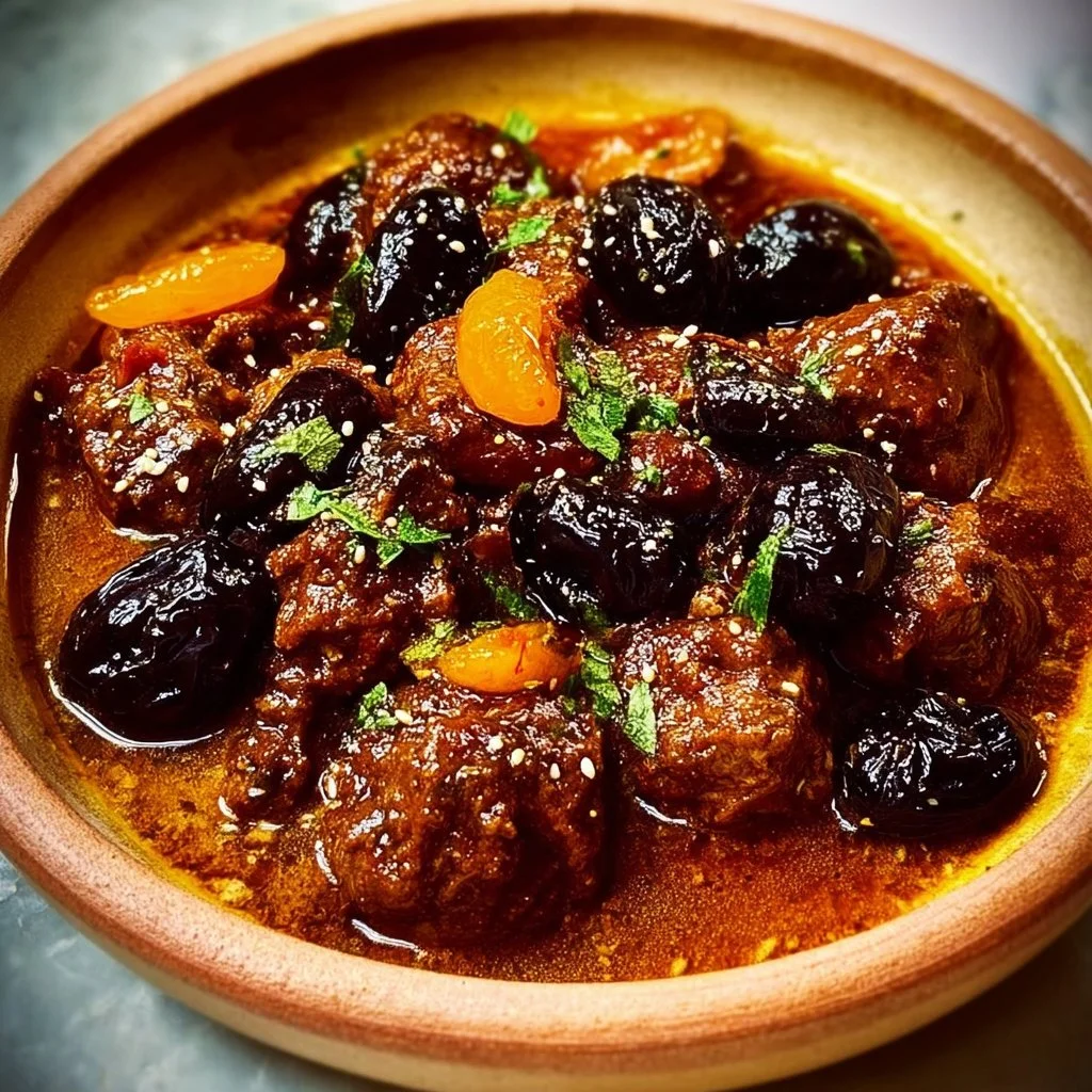 Tajine d'Agneau Aux Pruneaux