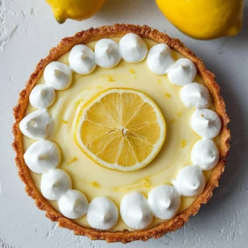 Tarte au citron, un dessert gourmand et rafraîchissant, parfaite pour toute occasion