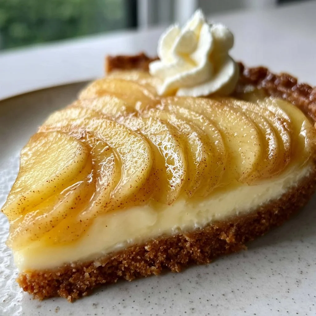 Tarte au mascarpone et à la pomme, un dessert savoureux et crémeux