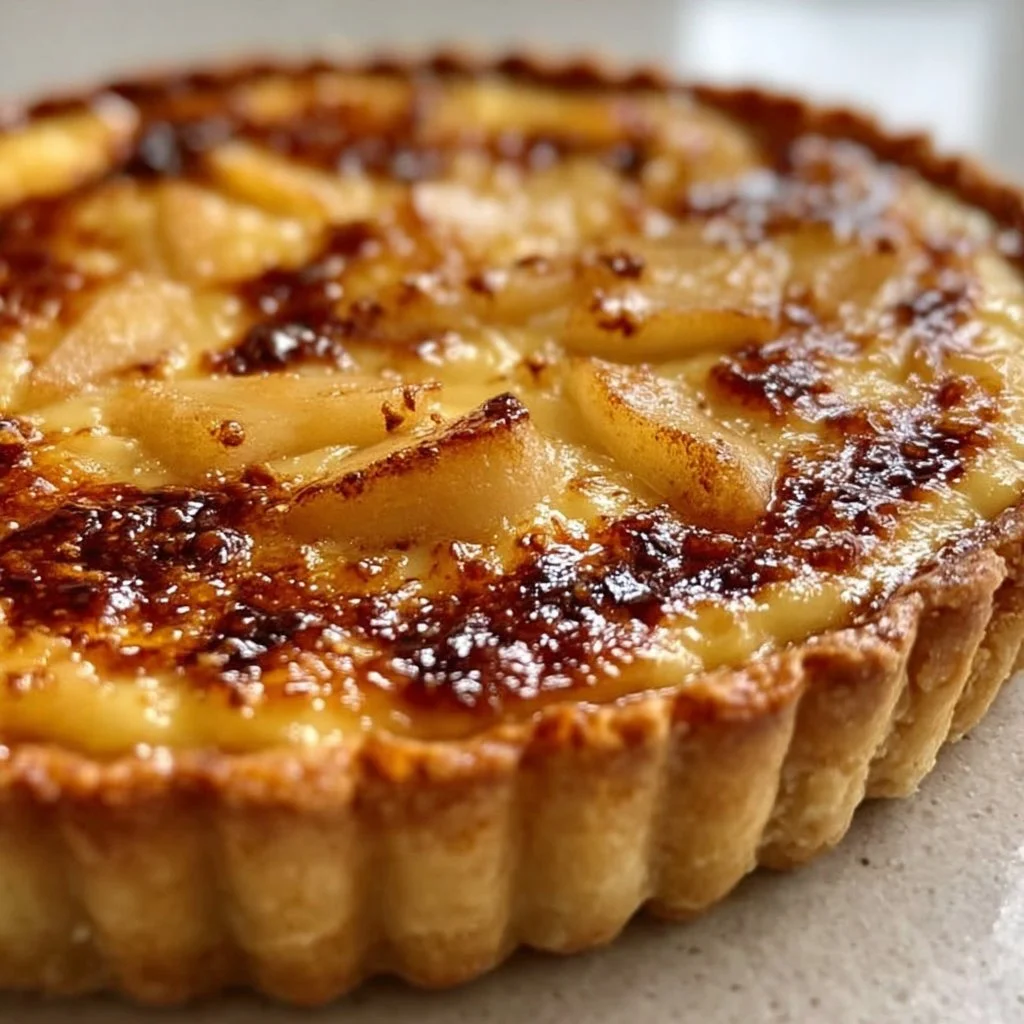 Tarte aux Pommes Façon Crème Brûlée : Un Délice à Chérir