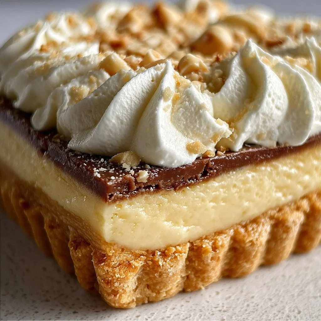 Tarte vanille-praliné avec chantilly vanillée