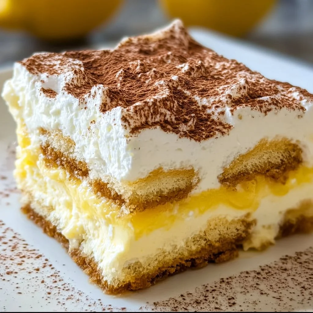 Tiramisu au Citron