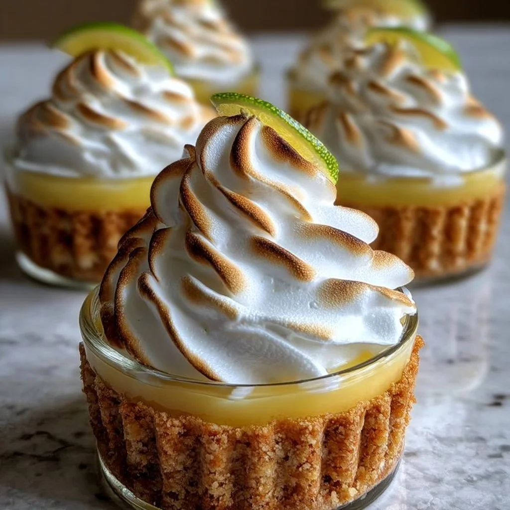 Verrines de tarte au citron meringuée, desserts gourmands et rafraîchissants