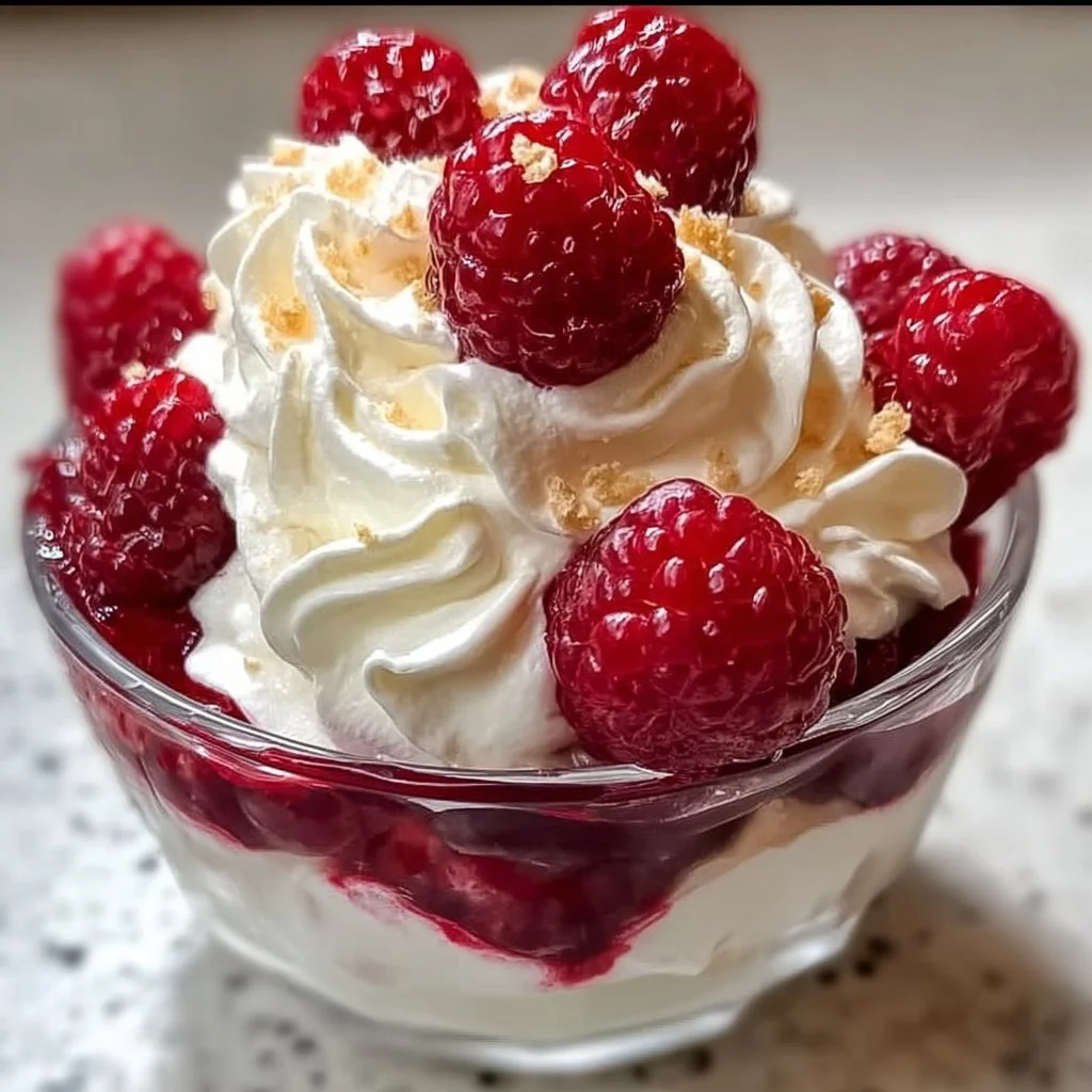 Verrines Framboise Mascarpone Meringue