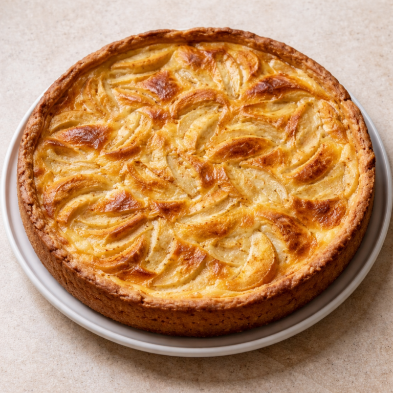 Flan aux pommes alsacien featured photo
