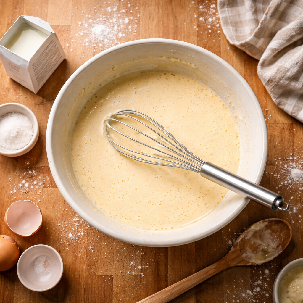 Flan aux pommes alsacien preparation photo