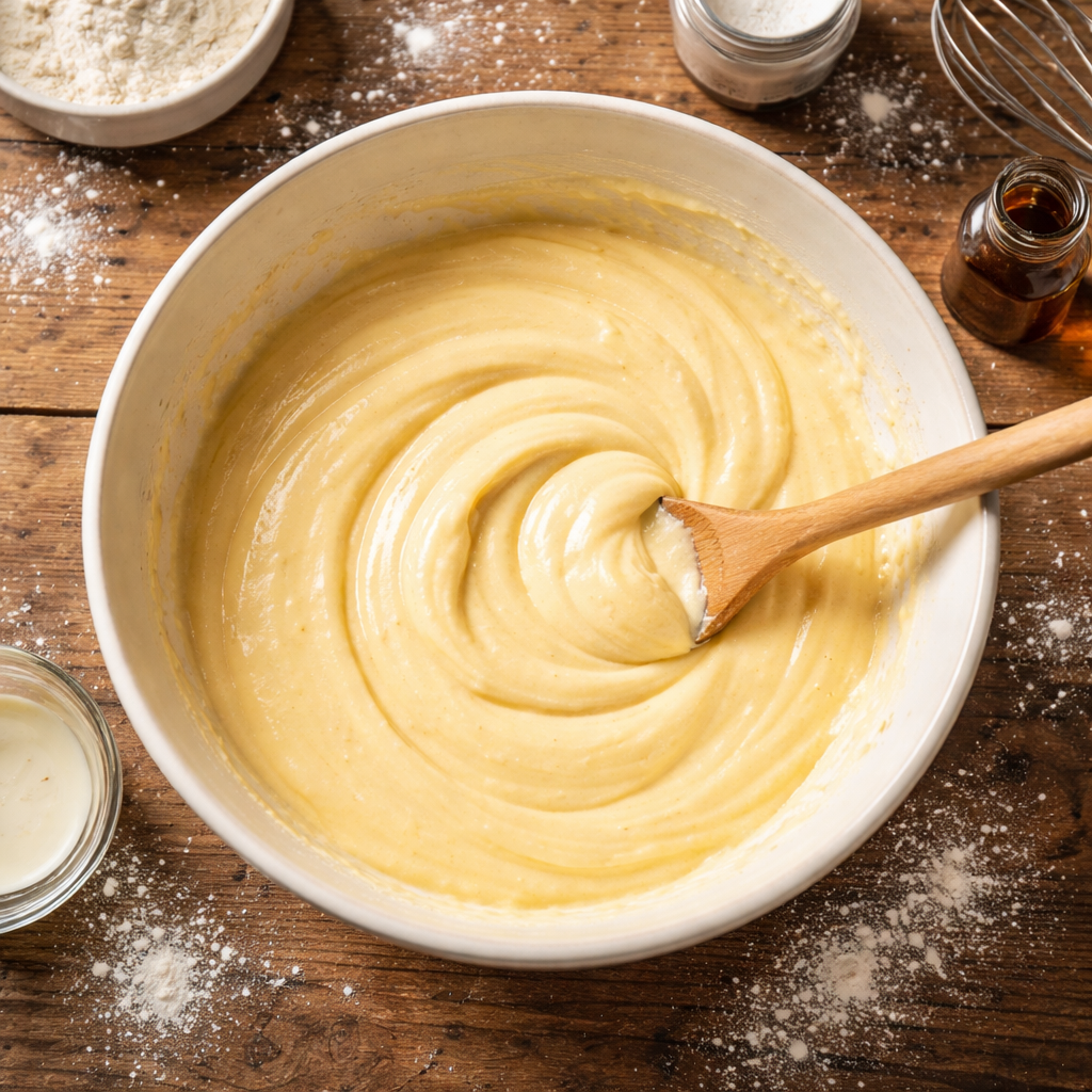 Gâteau Simple preparation photo