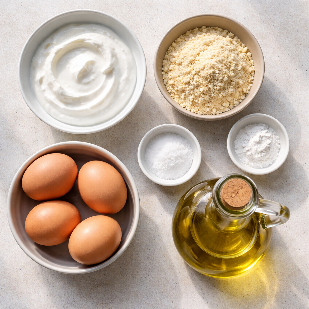 Pain au yaourt zéro glucides ingredients photo