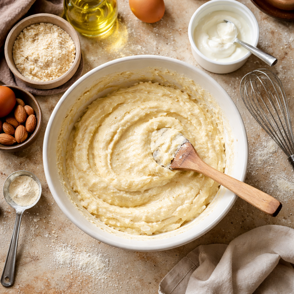 Pain au yaourt zéro glucides preparation photo