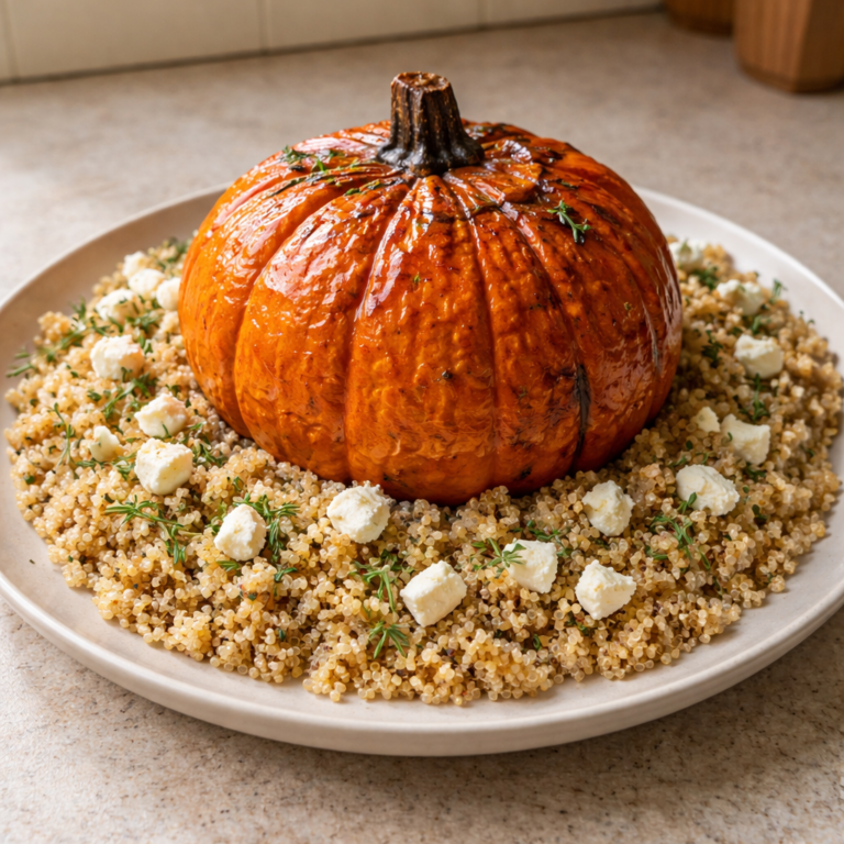 Potimarron rôti avec quinoa et feta featured photo
