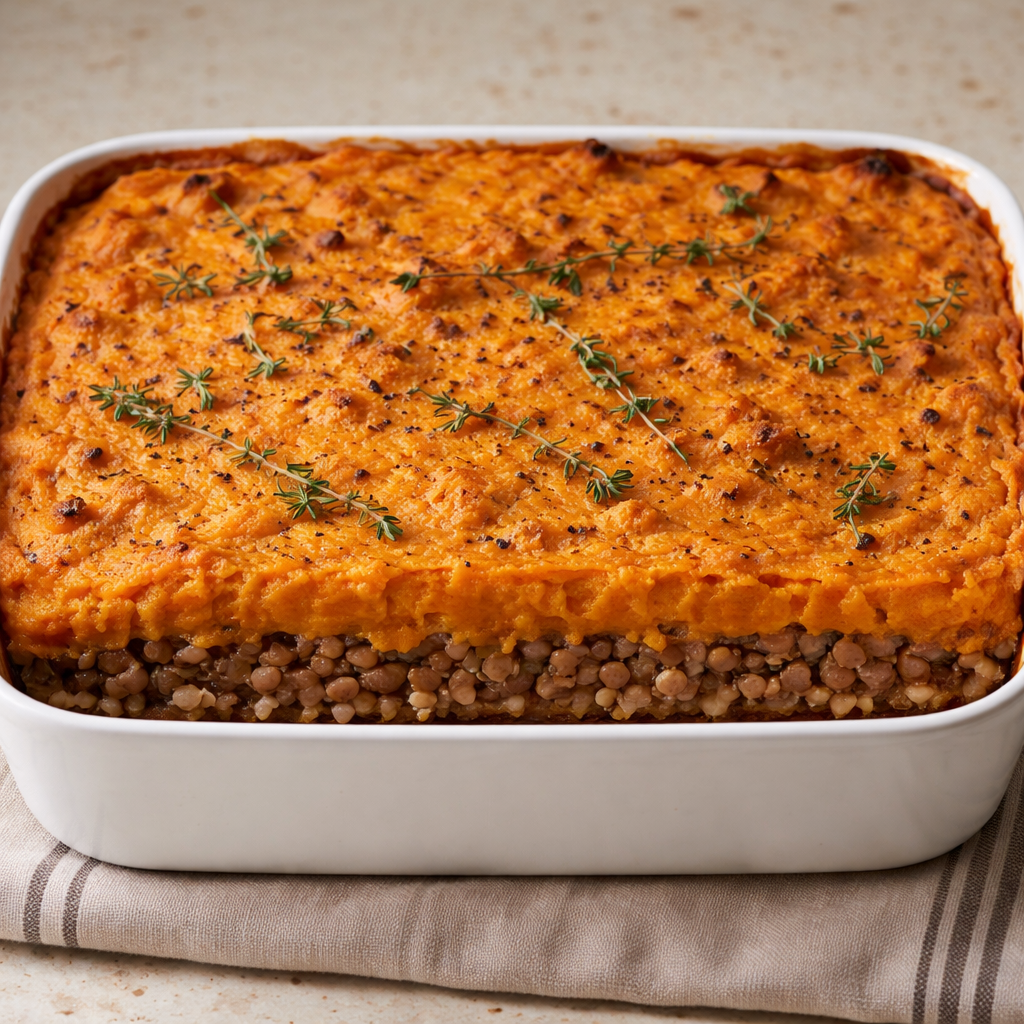 Parmentier vegan au potimarron et lentilles featured photo