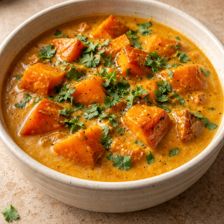 Curry de potimarron à la crème de coco featured photo