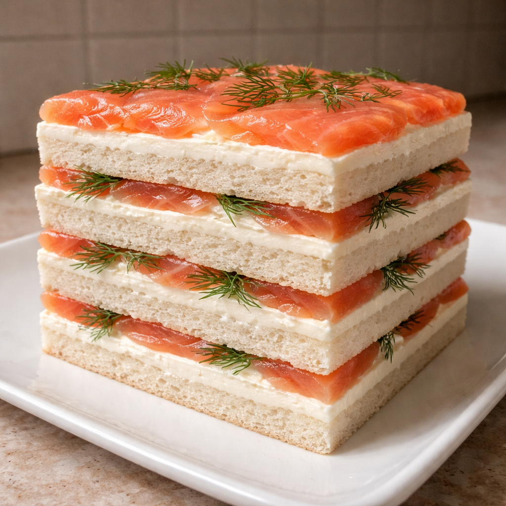 Millefeuille de saumon fumé et mascarpone featured photo