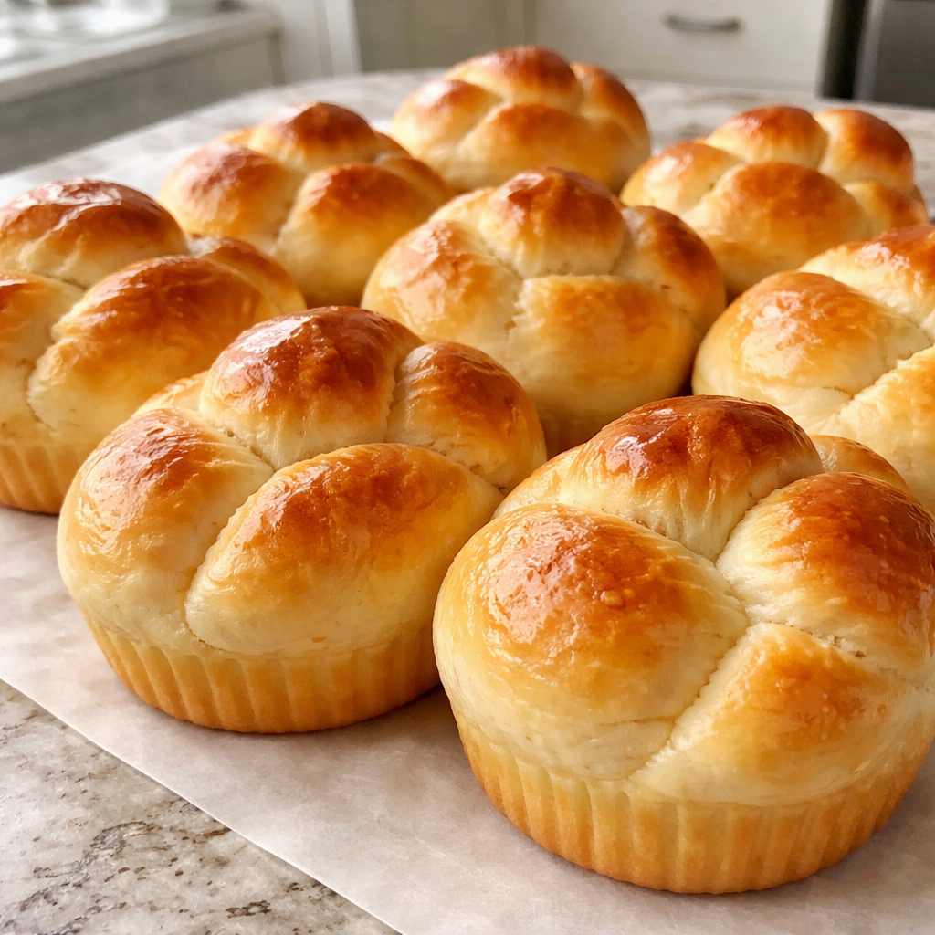 Brioches au yaourt : la recette simple pour un petit-déjeuner doux