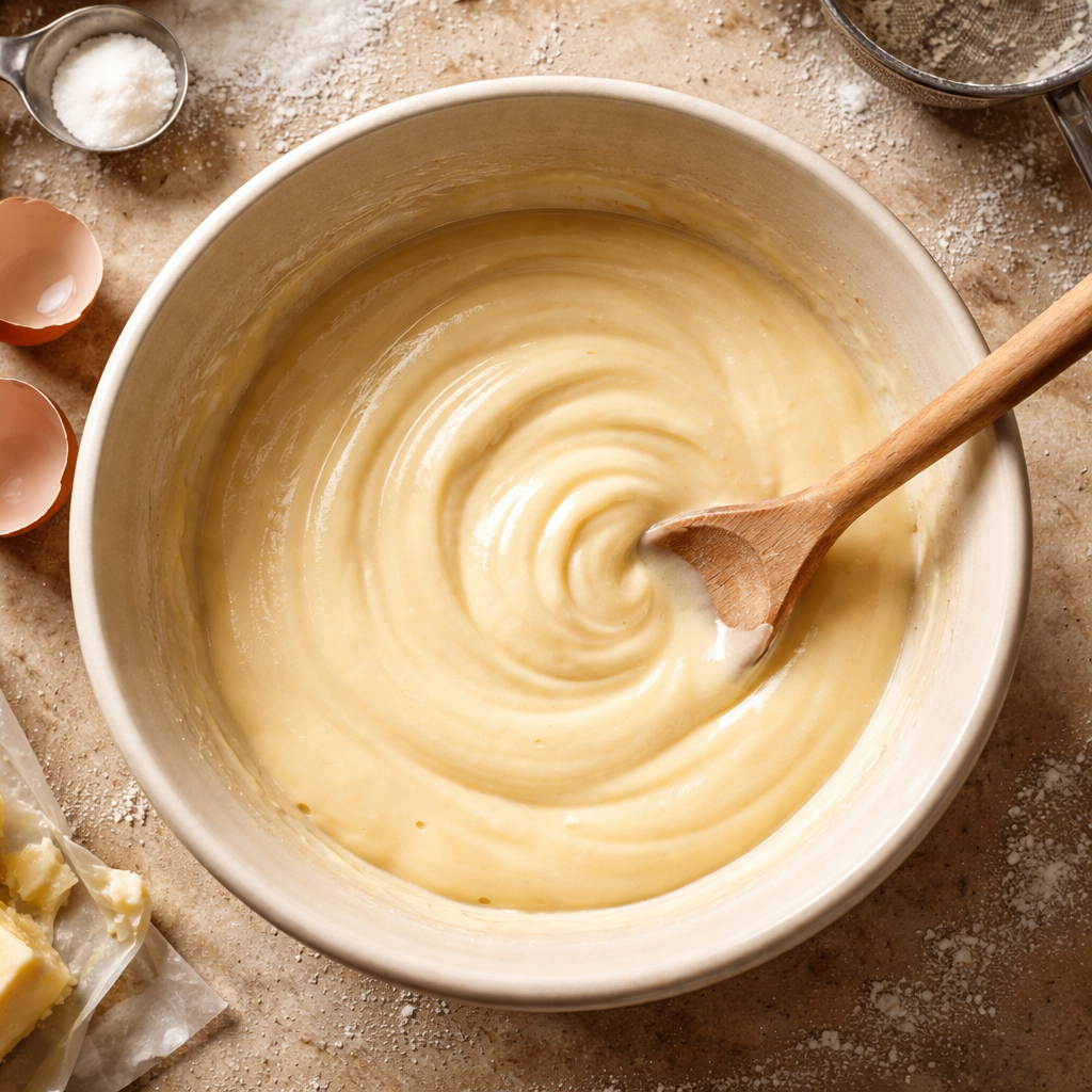 Petites brioches au yaourt preparation photo