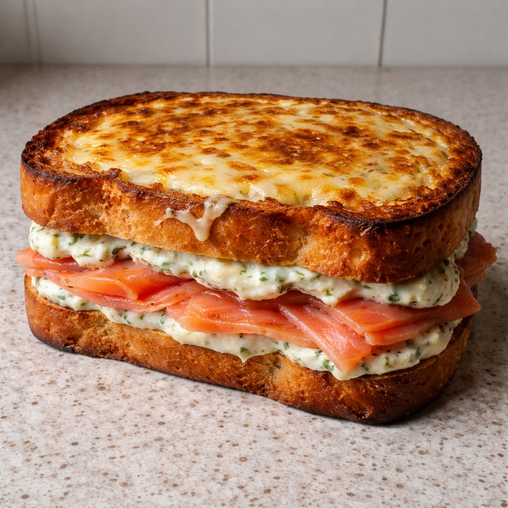 Croque-Monsieur Saumon & Boursin featured photo