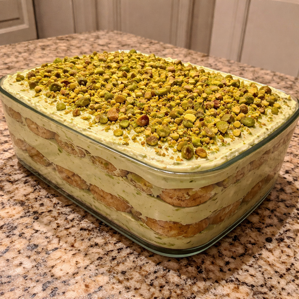 Tiramisu pistache featured photo