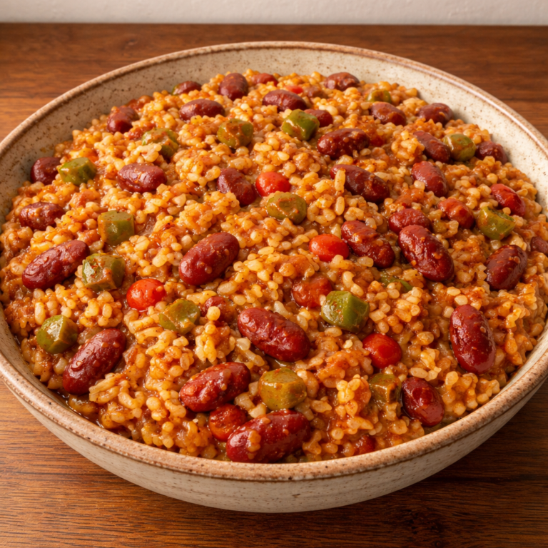 Riz Cajun aux Haricots Rouges : Le Meilleur Confort Végétal featured photo