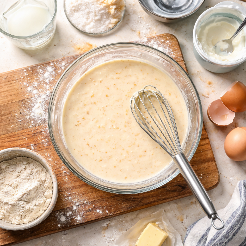 Crêpes express preparation photo