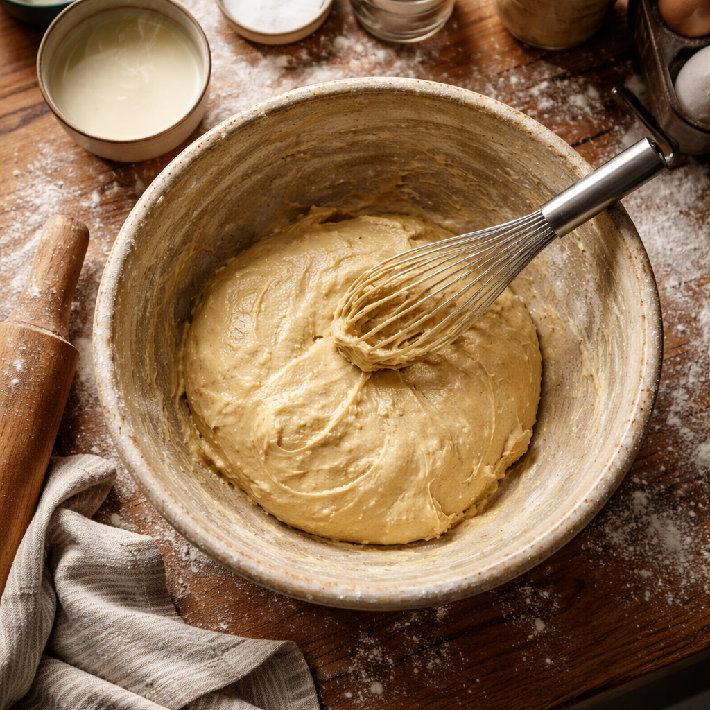Gaufre Brioche preparation photo
