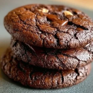 Cookies façon brownie avec chocolat et noix en garniture